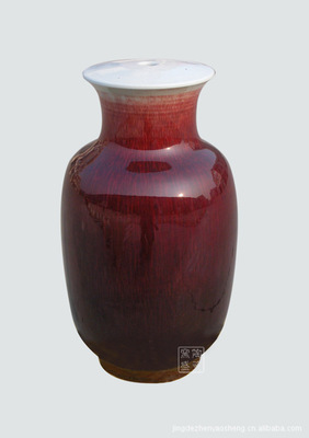 【供應(yīng)景德鎮(zhèn)陶瓷花瓶 窯變顏色釉系列花瓶 居家裝飾品(圖)】?jī)r(jià)格,廠家,圖片,陶瓷工藝品,景德鎮(zhèn)窯盛陶瓷-